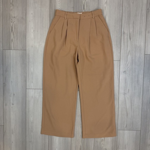 Abercrombie & Fitch Pants - Abercrombie Pants 30/10S Brown Sloane Tailored Linen Trouser Pants 27" Inseam